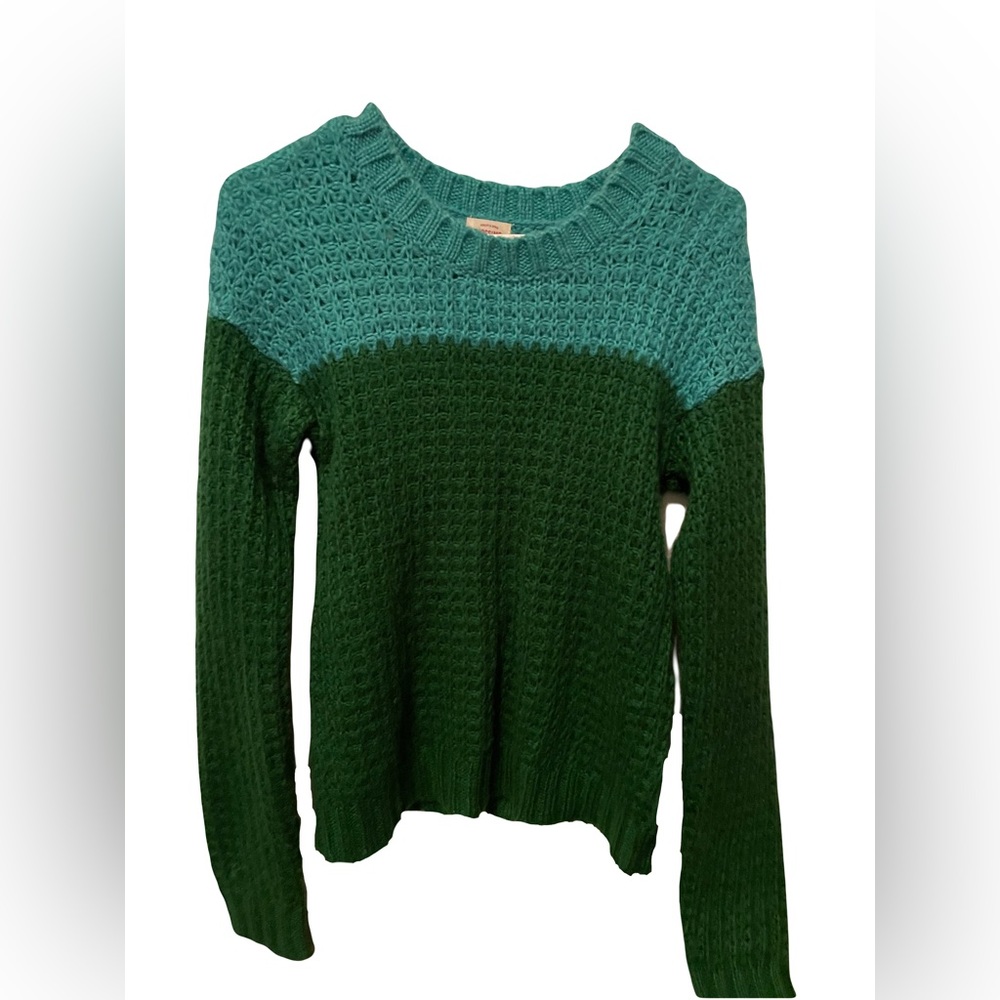 two tone knit mossimo and supply sweater
